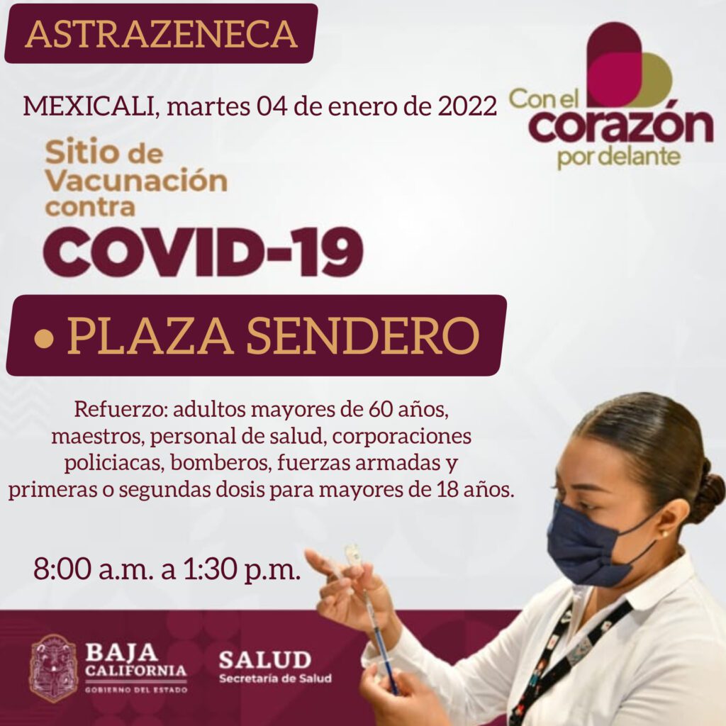 PUNTOS DE VACUNACIóN COVID-19 EN TIJUANA, MEXICALI Y ENSENADA PUNTOS DE VACUNACIóN COVID-19 EN TIJUANA, MEXICALI Y ENSENADA