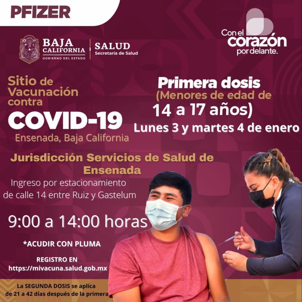 PUNTOS DE VACUNACIóN COVID-19 EN TIJUANA, MEXICALI Y ENSENADA PUNTOS DE VACUNACIóN COVID-19 EN TIJUANA, MEXICALI Y ENSENADA