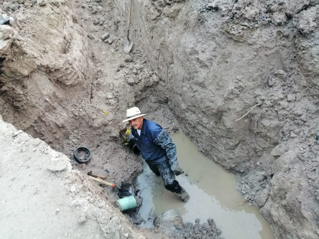 CESPT REPARA TUBERíA EN SáNCHEZ TABOADA