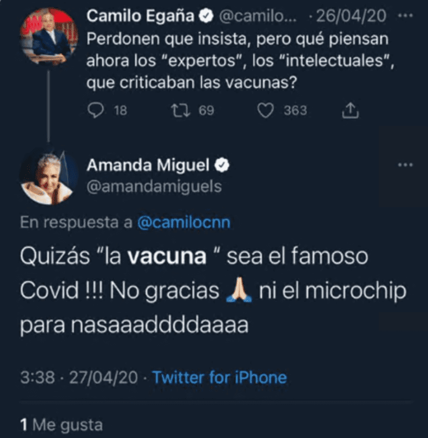 DIEGO Y AMANDA, ¿ANTIVACUNAS?