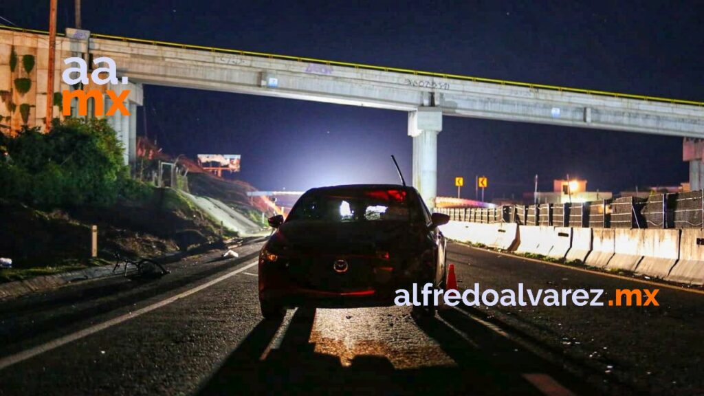 ATROPELLAN A HOMBRE QUE IBA A BORDO DE UNA BICICLETA