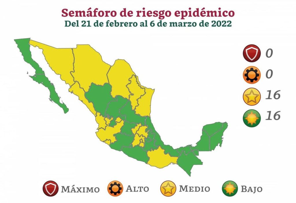 FEDERACIóN COLOCA A BC EN VERDE EN EL SEMáFORO EPIDEMIOLóGICO