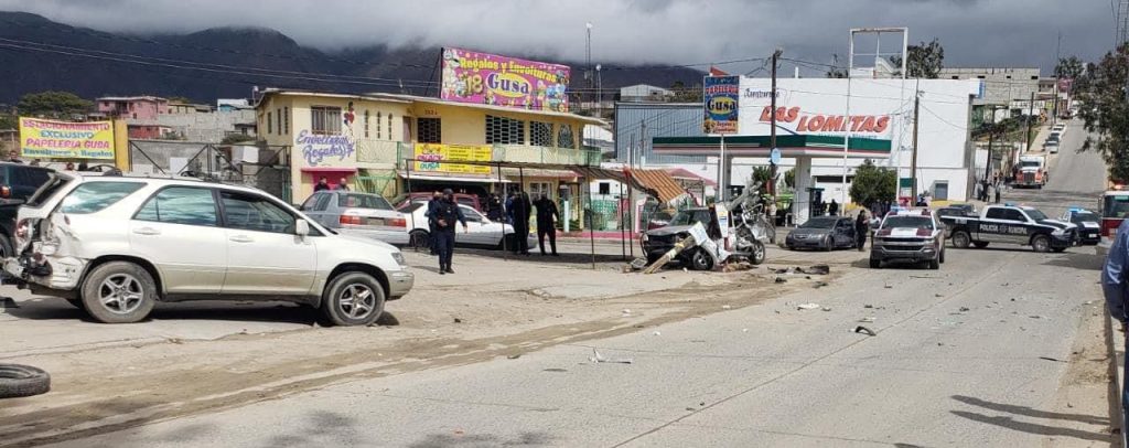 DOMPE SE QUEDA SIN FRENOS, CHOCA AUTOS Y DEJA VíCTIMAS