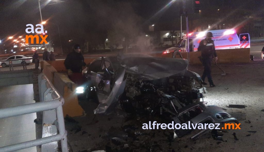 FALLECE FUNCIONARIO AL VOLCAR Y CHOCAR CONTRA OBJETO FIJO