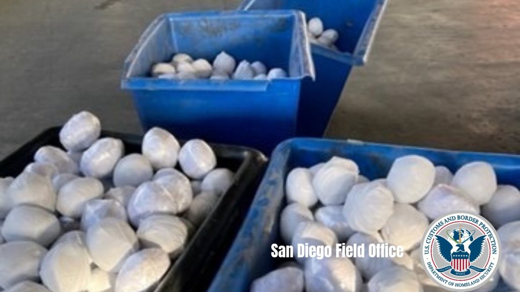 HALLAN MáS DE MIL PAQUETES CON METANFETAMINA EN LA GARITA DE OTAY