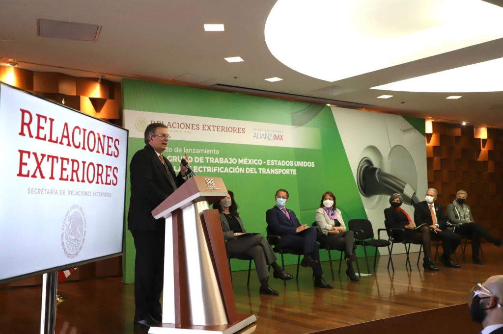 MéXICO PRESENTA GRUPO BINACIONAL PARA ELECTRIFICACIóN DEL TRANSPORTE