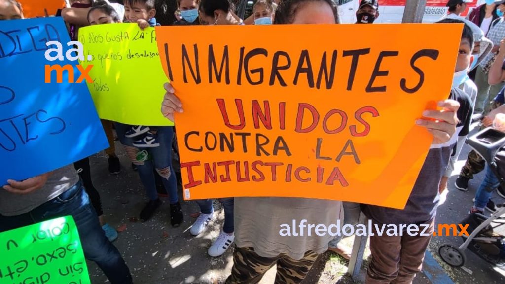 MIGRANTES DESALOJADOS DEL CHAPARRAL DENUNCIAN MALOS TRATOS