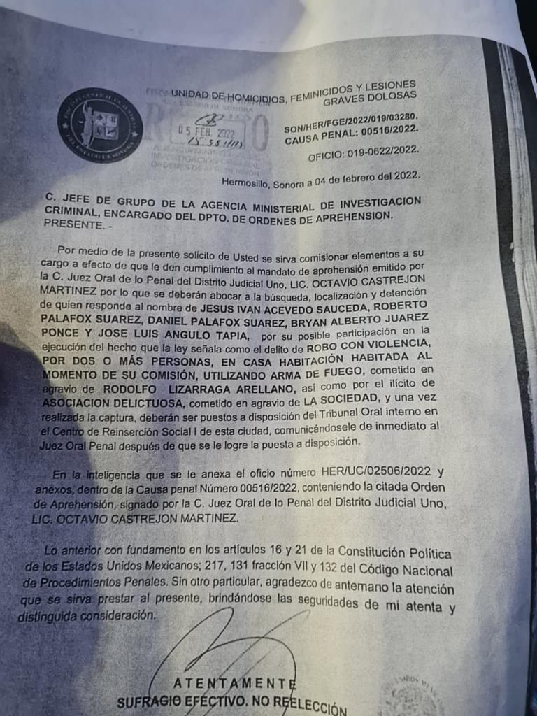 DETIENE FGJE A HERMANO Y AMIGOS DE EX DIPUTADO ASESINADO