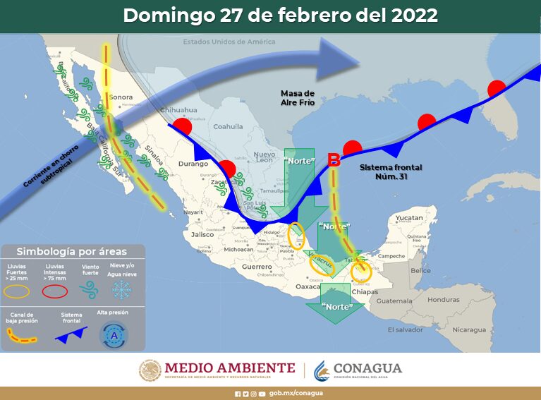 CONTINUARá CAíDA DE AGUANIEVE Y NIEVE EN BC