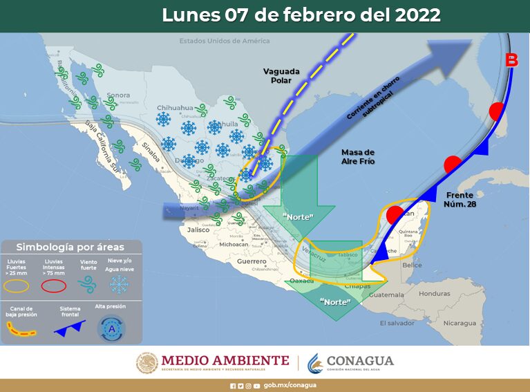 CONTINUARáN EN BC FUERTES VIENTOS, TOLVANERAS Y HELADAS