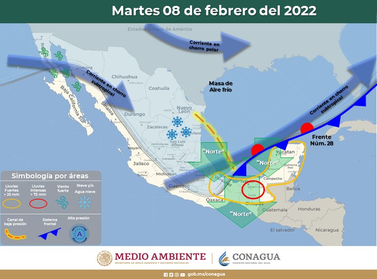 CONTINUARáN EN BC FUERTES VIENTOS, TOLVANERAS Y HELADAS