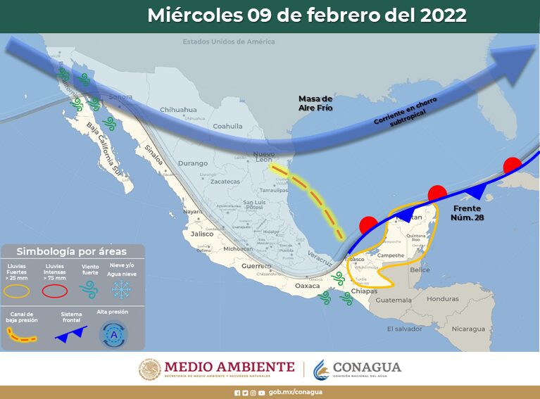 CONTINUARáN EN BC FUERTES VIENTOS, TOLVANERAS Y HELADAS