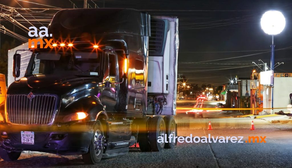 FALLECE HOMBRE ATROPELLADO POR TRáILER