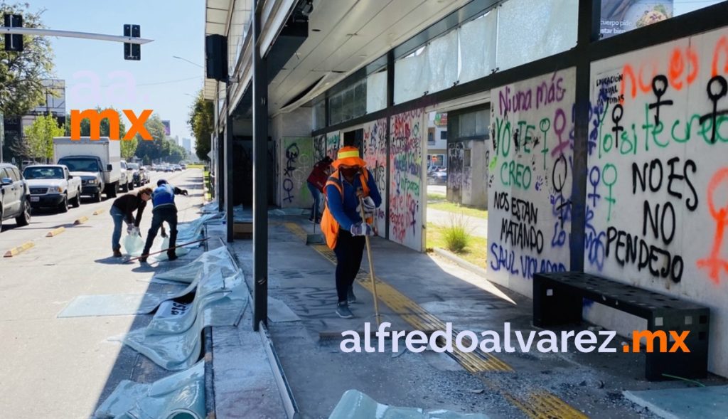 AYUNTAMIENTO DE TIJUANA SUBSANARá DAñOS CAUSADOS POR MANIFESTACIóN 8M