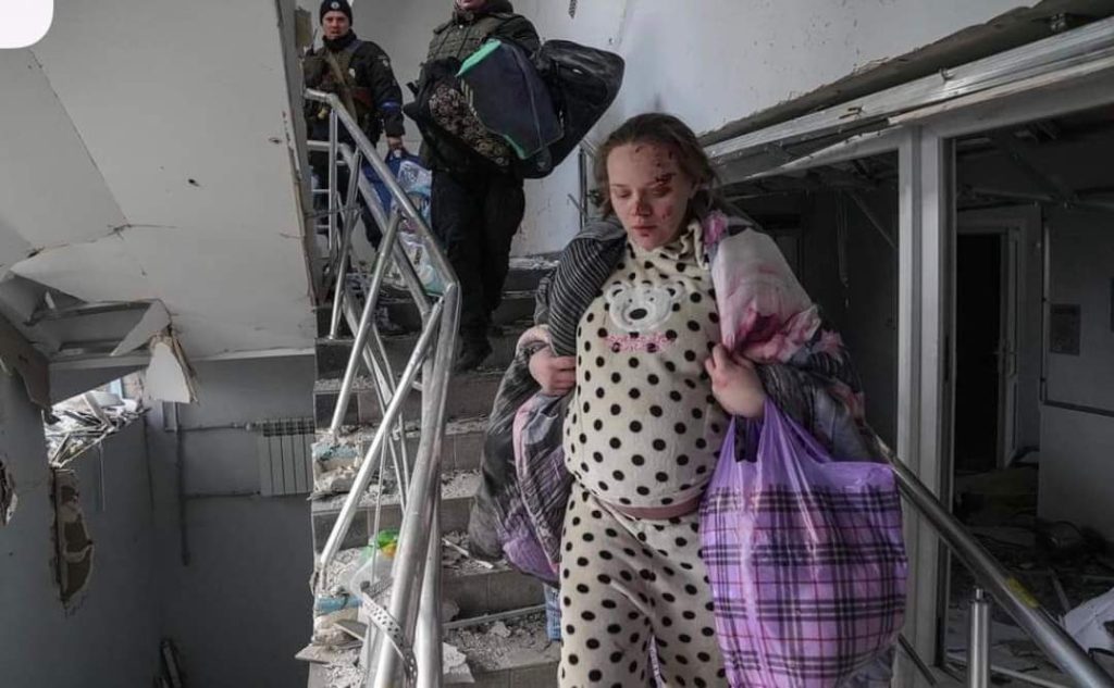 RUSIA BOMBARDEA UN HOSPITAL MATERNO INFANTIL EN MARIúPOL