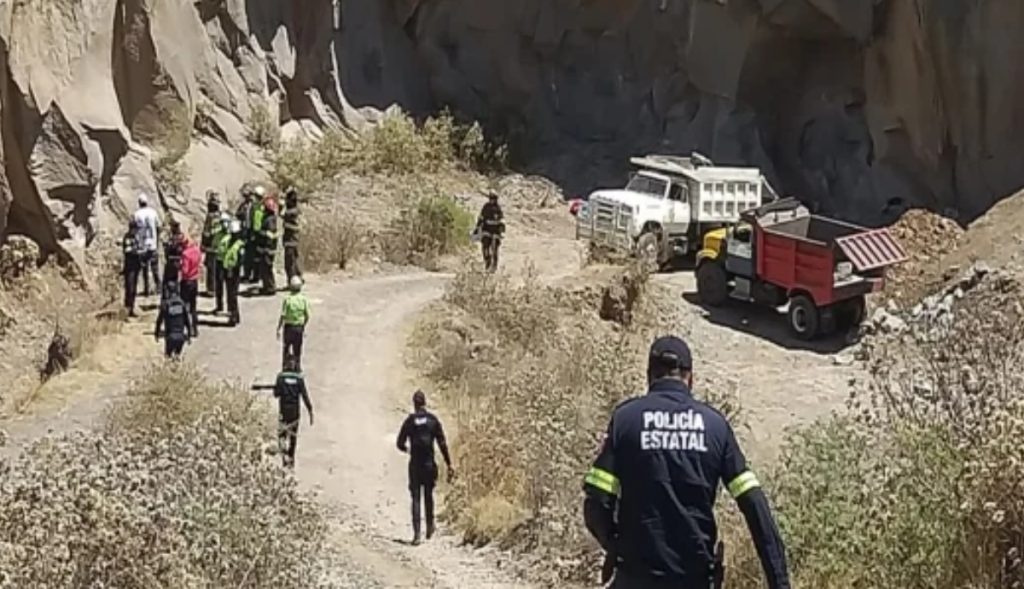 DERRUMBE EN MINA DEJA HERIDOS