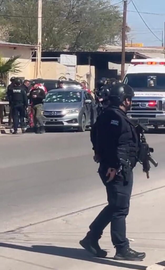 ARDE CABORCA CON ENFRENTAMIENTOS ARMADOS