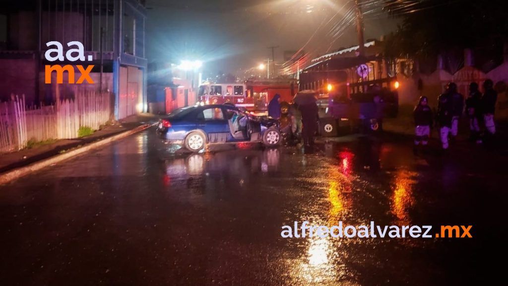 EBRIO ATROPELLA A TRES AGENTES DE LA GUARDIA NACIONAL