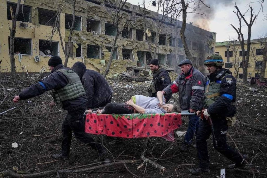 RUSIA BOMBARDEA UN HOSPITAL MATERNO INFANTIL EN MARIúPOL