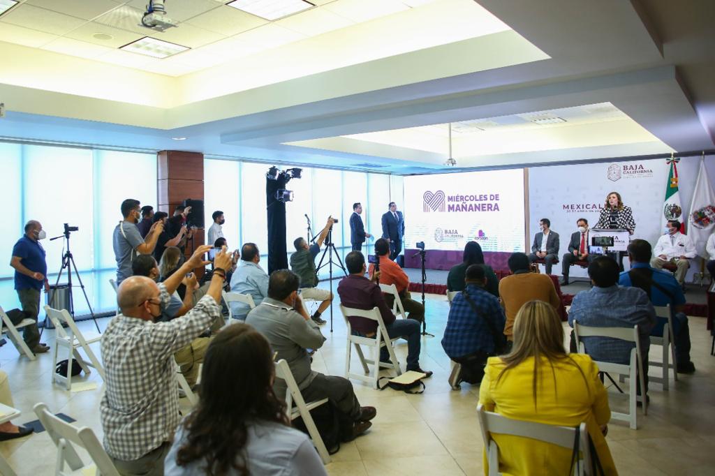 AMPLIOS OPERATIVOS DE VACUNACIóN ANTI COVID-19 EN BC: MARINA DEL PILAR