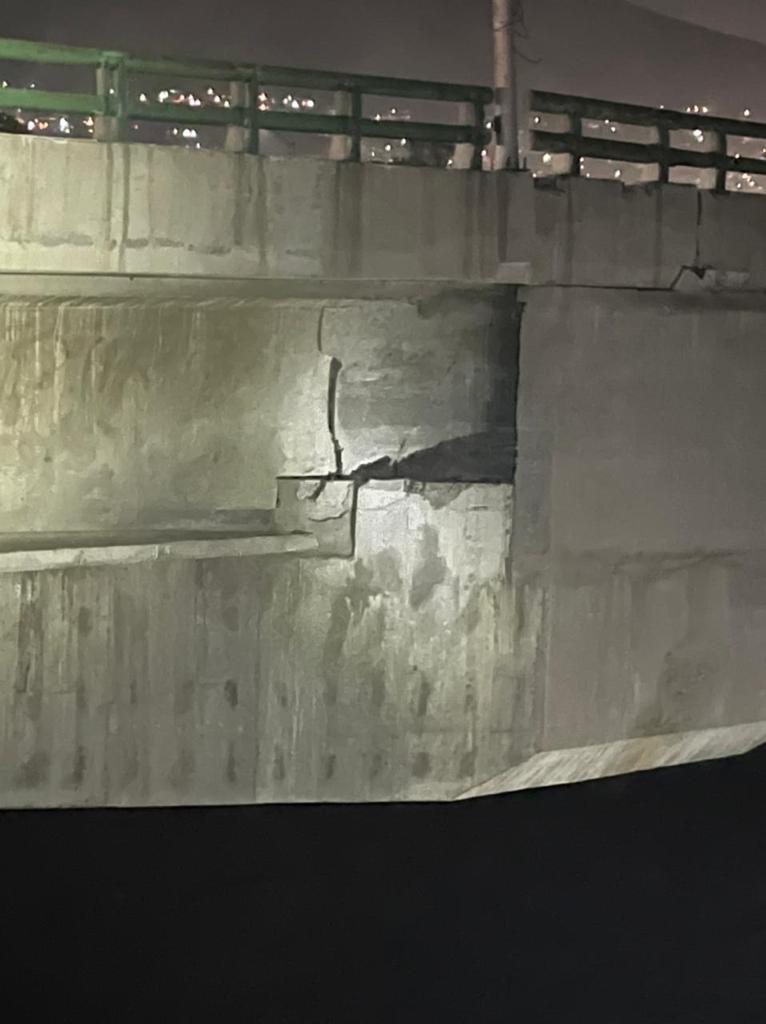 TRAS SISMO CIERRAN DE MANERA PARCIAL PUENTE LOS OLIVOS
