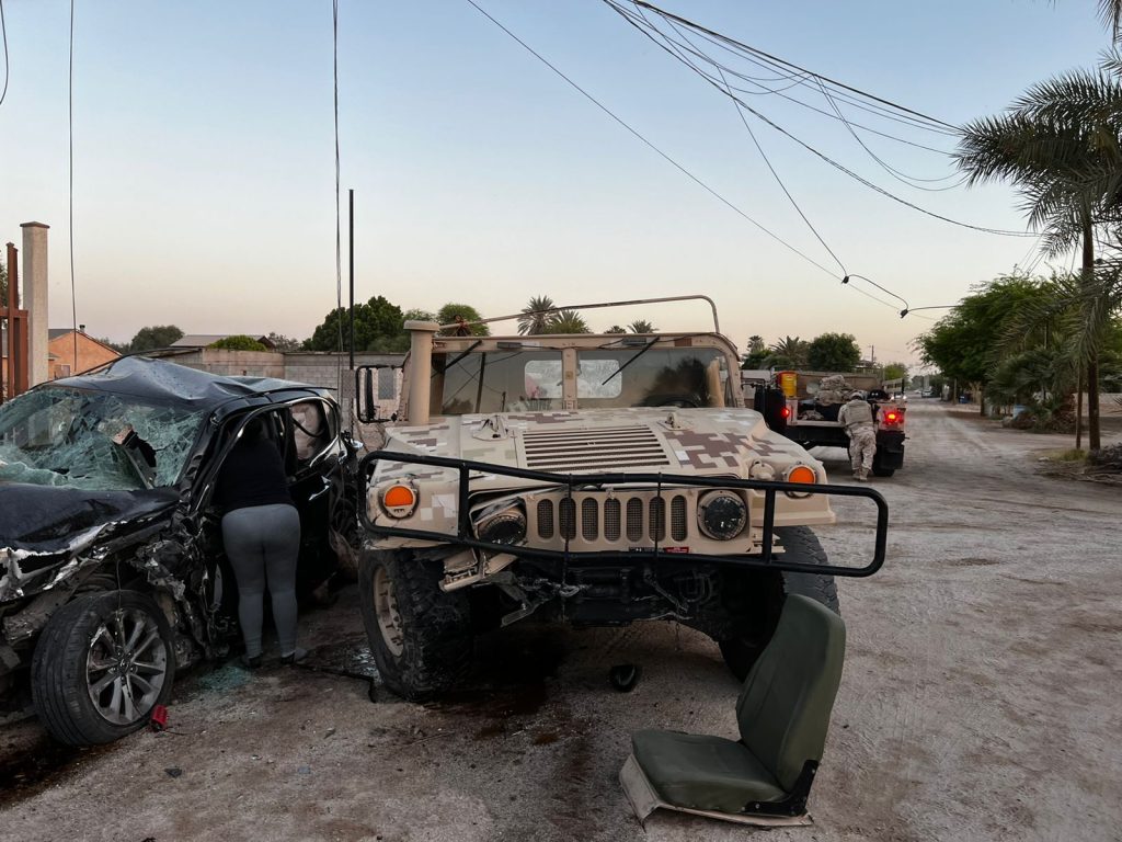 UN MILITAR MUERTO Y CINCO HERIDOS TRAS FUERTE CHOQUE