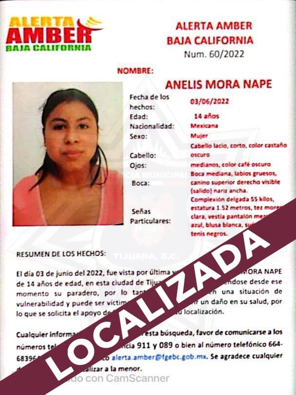 POLICíA MUNICIPAL LOCALIZA A NIñA DE REPORTE EN ALERTA AMBER