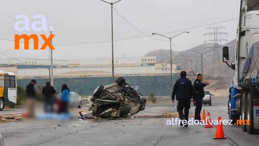 UNA MUJER FALLECIDA Y UN LESIONADO DEJA ACCIDENTE VIAL