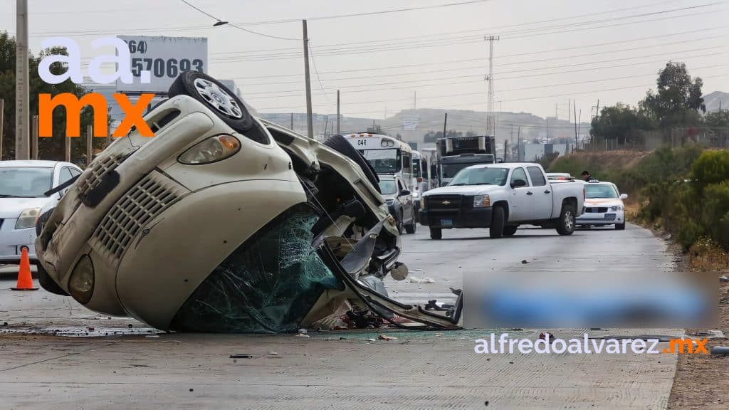 UNA MUJER FALLECIDA Y UN LESIONADO DEJA ACCIDENTE VIAL