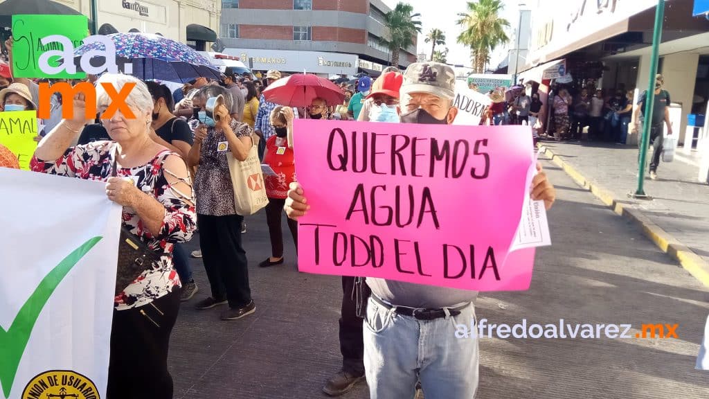 MARCHA UNIóN DE USUARIOS POR EL AGUA EN HERMOSILLO