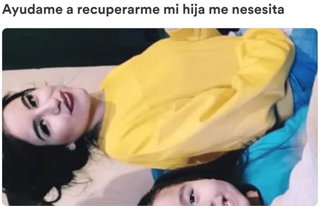PIDEN AYUDA PARA JOVEN QUE QUEDó GRAVEMENTE HERIDA EN ACCIDENTE