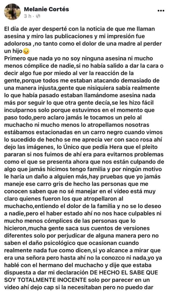 JOVEN DEFENDIDA POR ISMAEL ROMPE EL SILENCIO
