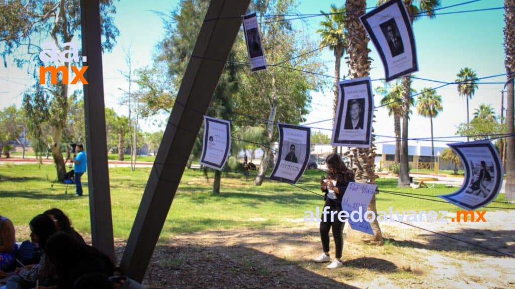 ESTUDIANTES REALIZAN LA ANTIGRITA FEMINISTA EN UABC