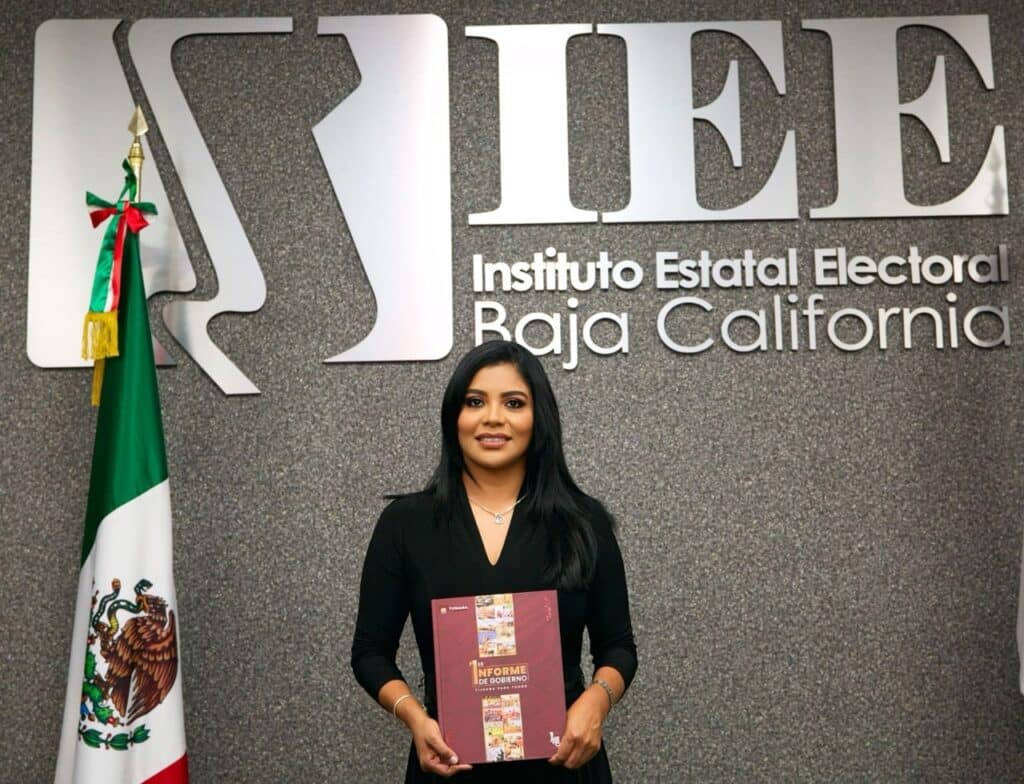 Alcaldesa Montserrat Caballero presenta primer informe de actividades ante el IEEBC