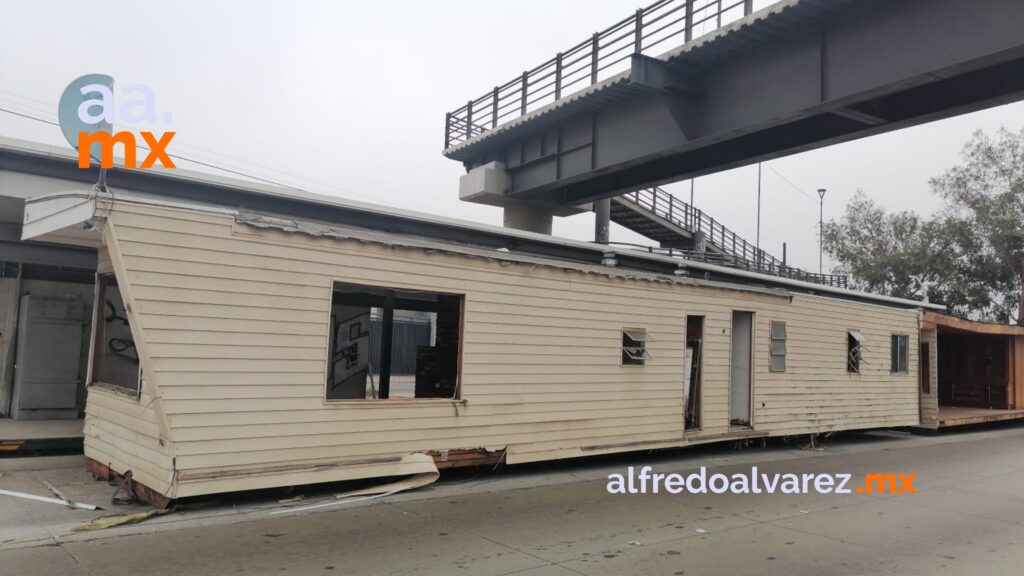 Abandonan casa rodante frente a estación del SITT