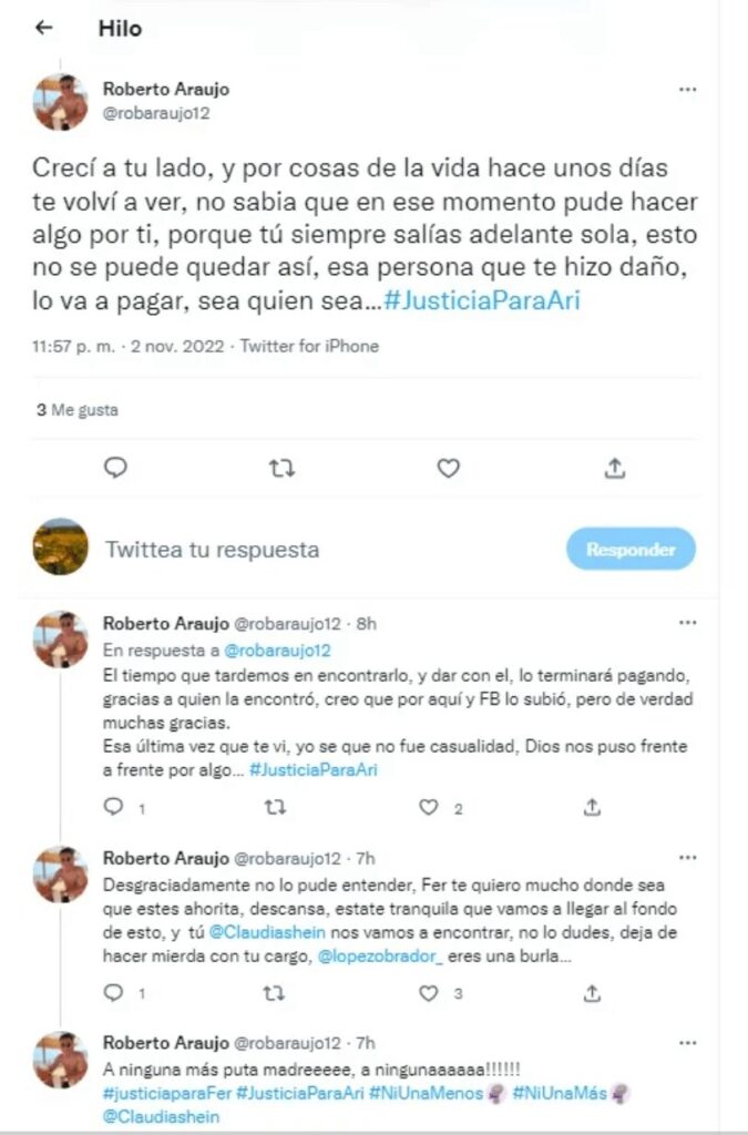 Ariadna abordó un taxi y un día después la encontraron muerta