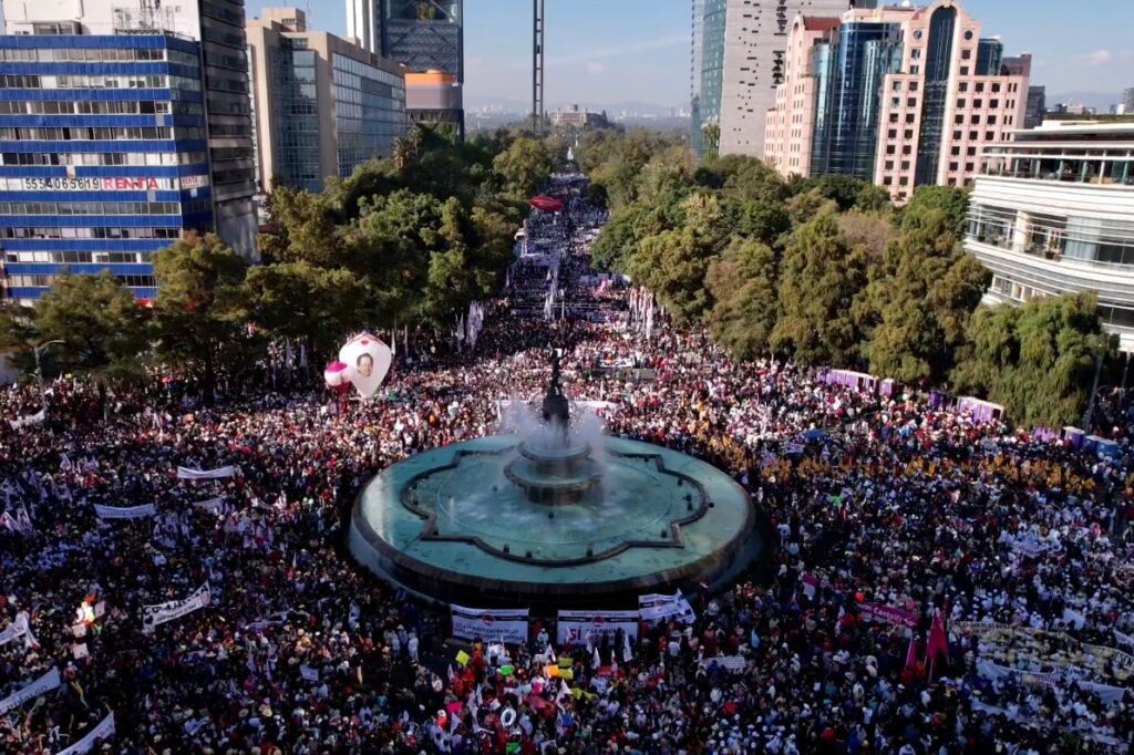 Marina del Pilar acompañó al presidente AMLO y respaldó su trabajo