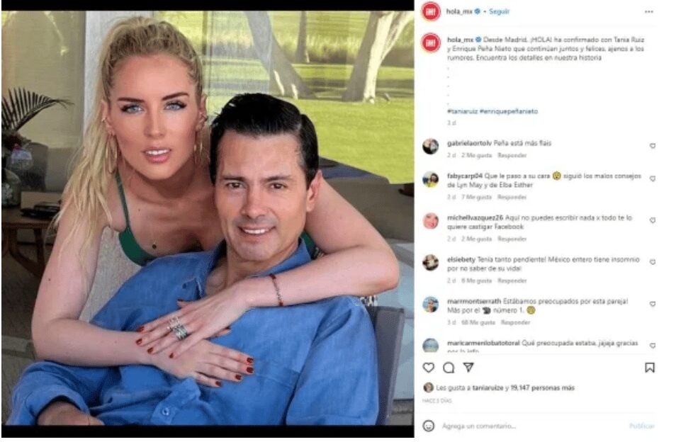 Reaparece Peña Nieto con el rostro modificado