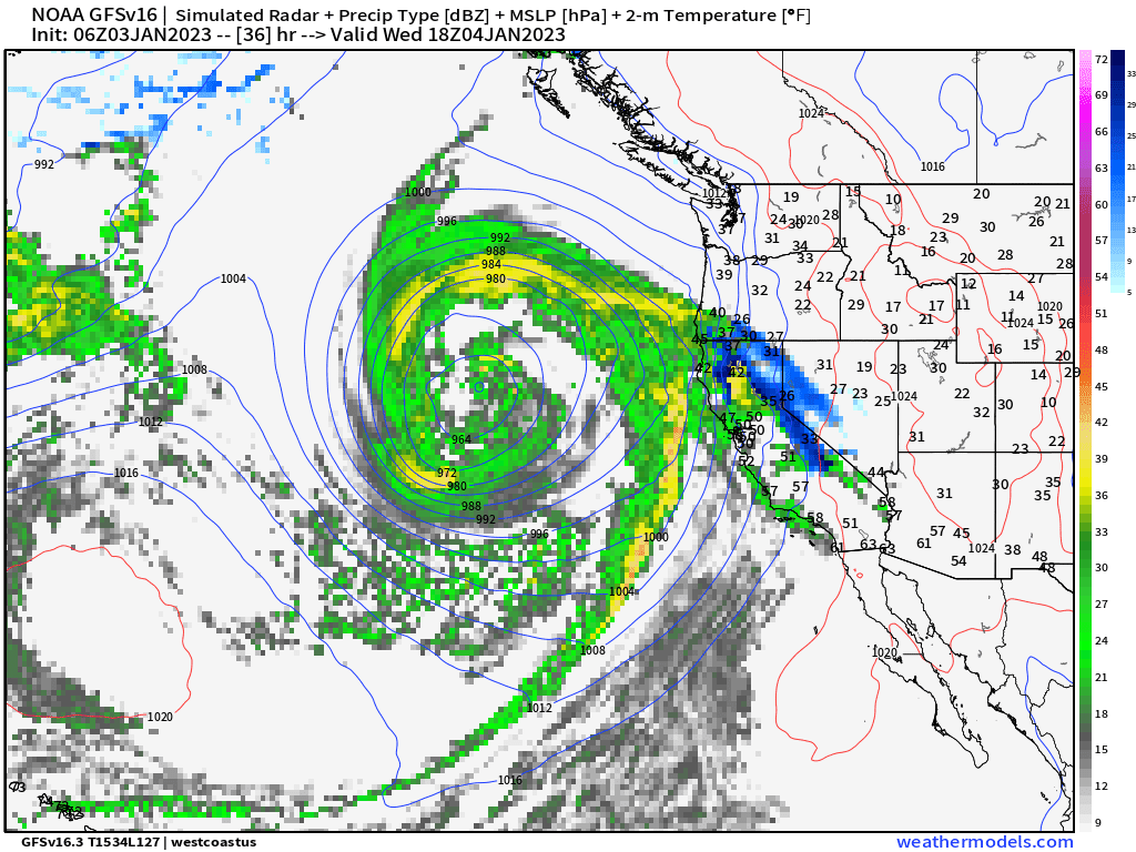 Ríos atmosféricos podrían generar inundaciones en el Sur de California