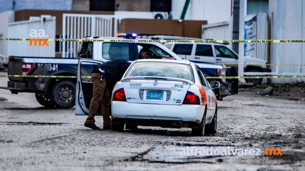 Asesinan a un hombre a bordo de un taxi libre