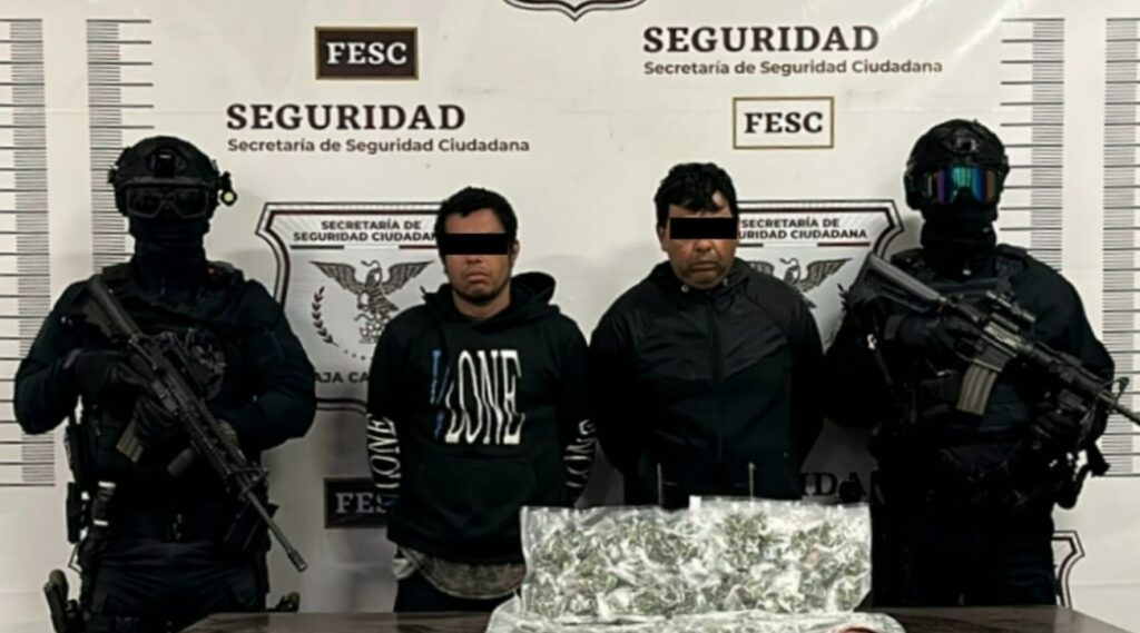 Detienen a siete personas, aseguran 11 armas, chalecos y cartuchos en La Rumorosa