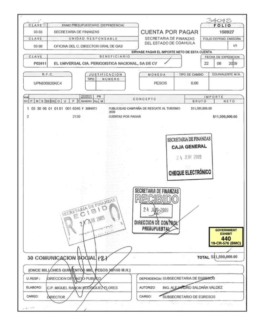 Genaro García Luna fue declarado culpable de cinco cargos