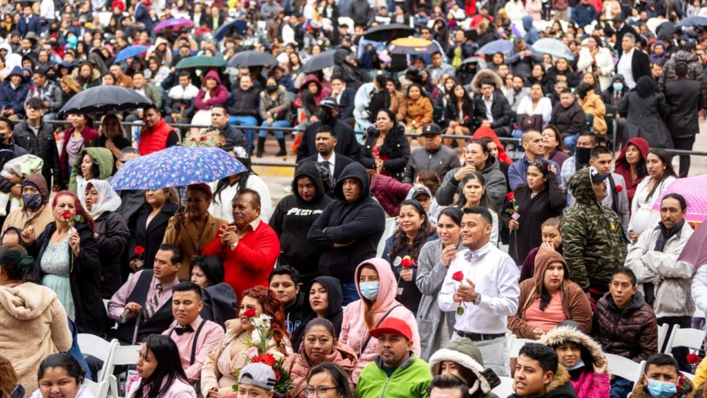 Mil 523 parejas se casaron en matrimonios colectivos