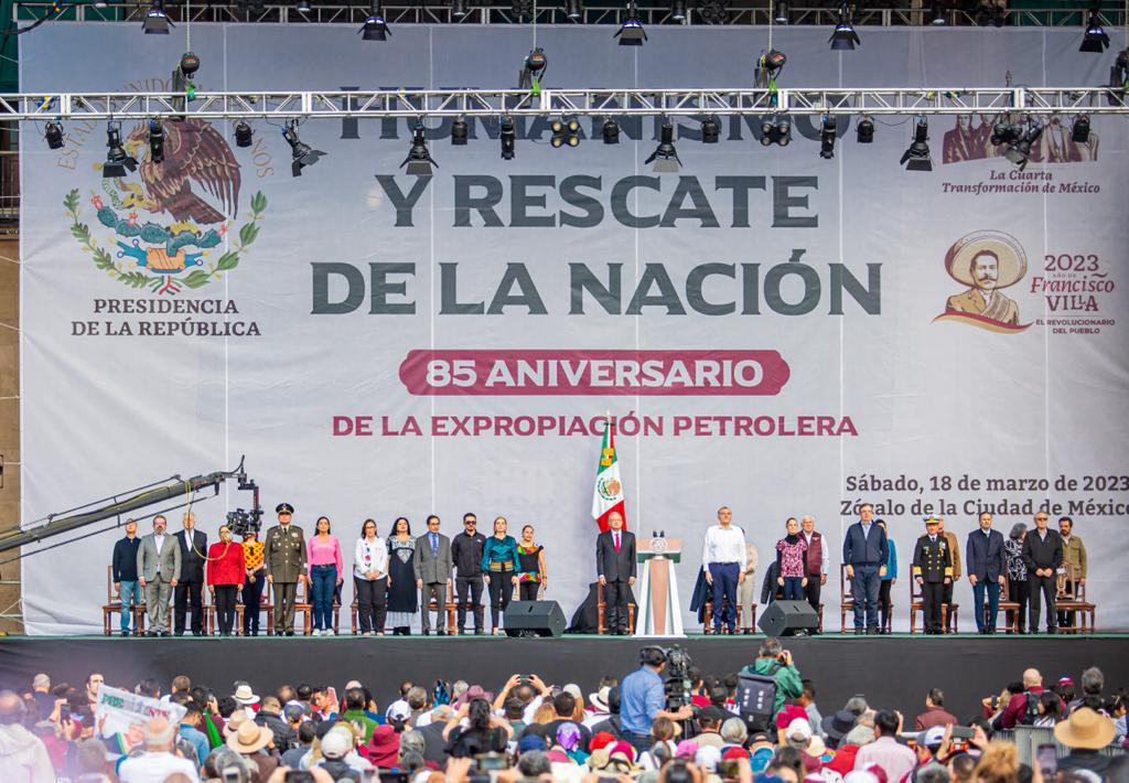 Marina destaca unidad de los mexicanos por la Soberanía y Dignidad Nacional