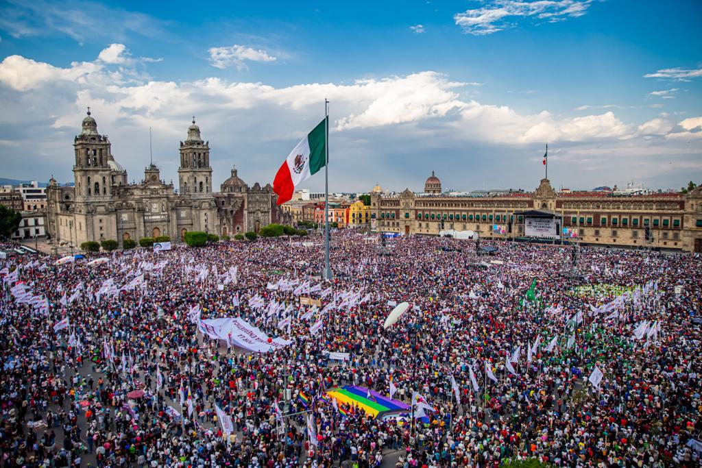 Marina destaca unidad de los mexicanos por la Soberanía y Dignidad Nacional