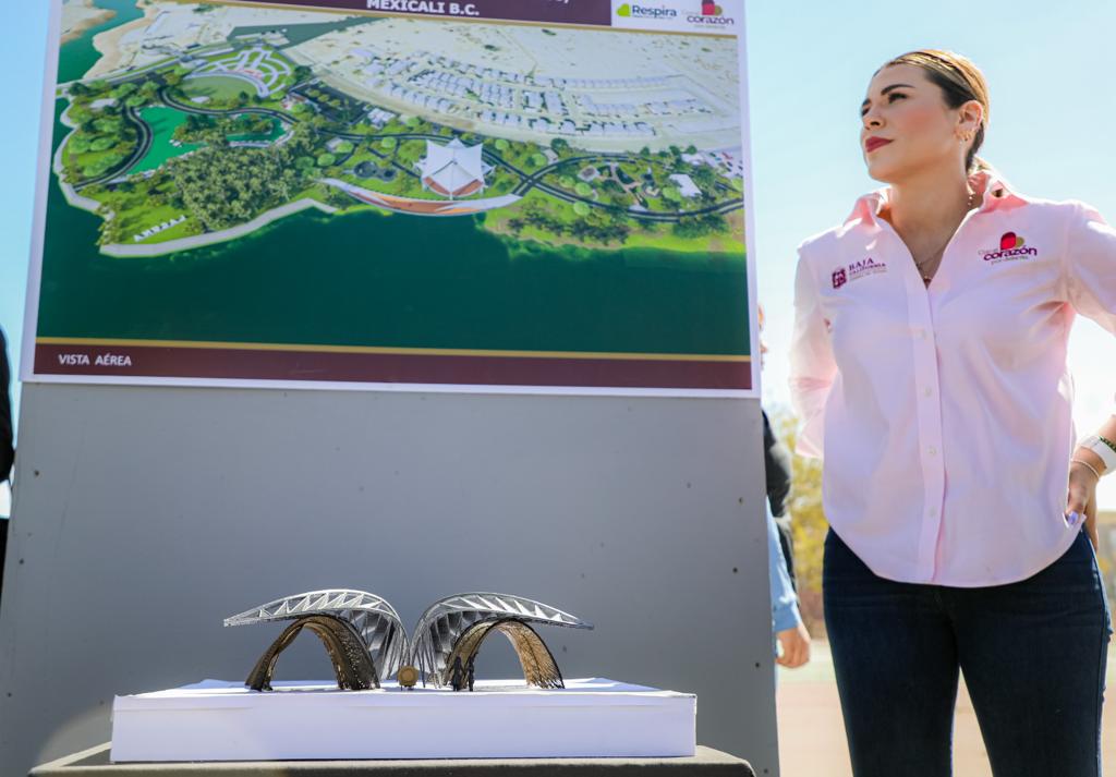 Avanza construcción del Parque Laguna México en Mexicali: Gobernadora