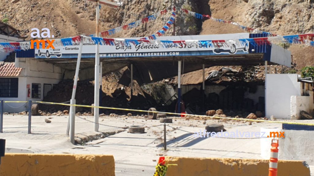 Avanza deslizamiento en el Fraccionamiento La Sierra