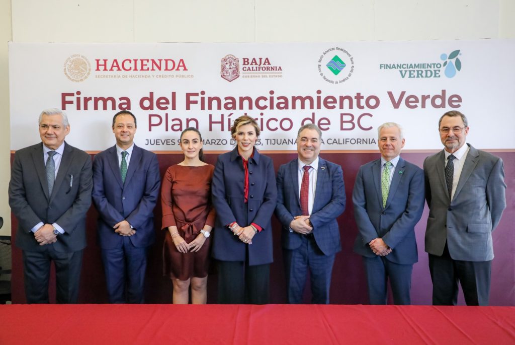 Gobierno concreta financiamiento con NadBank para el saneamiento de agua en BC