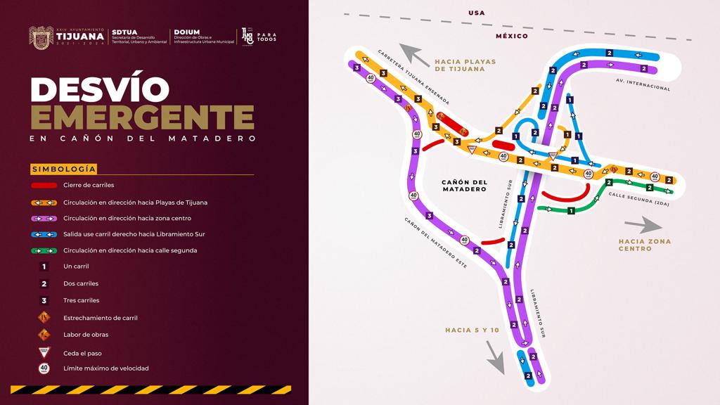 Piden utilizar rutas alternas rumbo a Playas de Tijuana