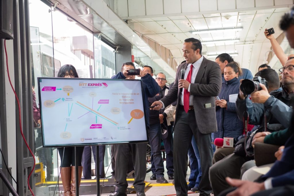 Montserrat Caballero inaugura Ruta de Transporte Binacional Tijuana-SD